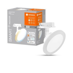 Chytré LED kolejnicové svítidlo CIRCLE, bílé, laditelná bílá