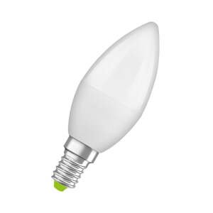 LED žárovka z recyklovaného plastu E14 4.9 W, teplá bílá