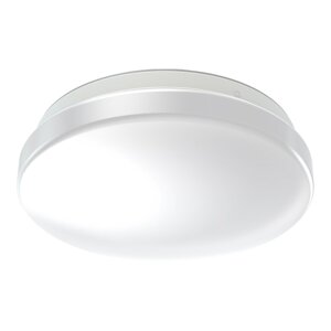Bílé LED stropní svítidlo do koupelny 12 W ROUND, teplá bílá